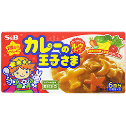 エスビー　カレーの王子さま　ルゥタイプ