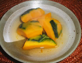 アレルギー用かぼちゃの煮物